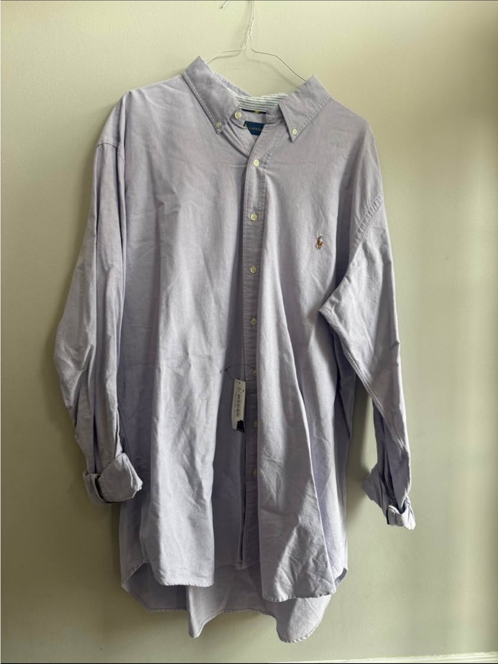 Ralph Lauren Light Lavender Button-Down Dress Shirt